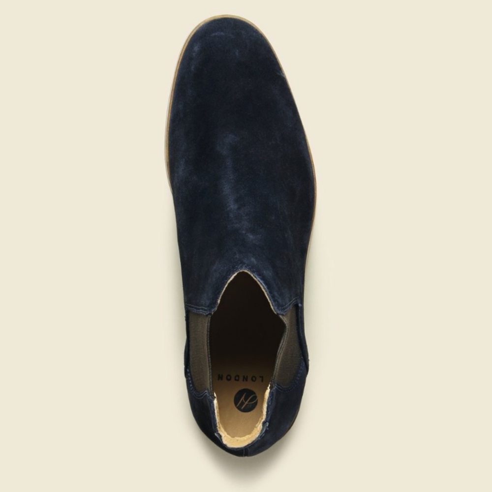 Hudson Men’s CHELSEA TONTI BOOT - NAVY SUEDE - Picture 3 of 7